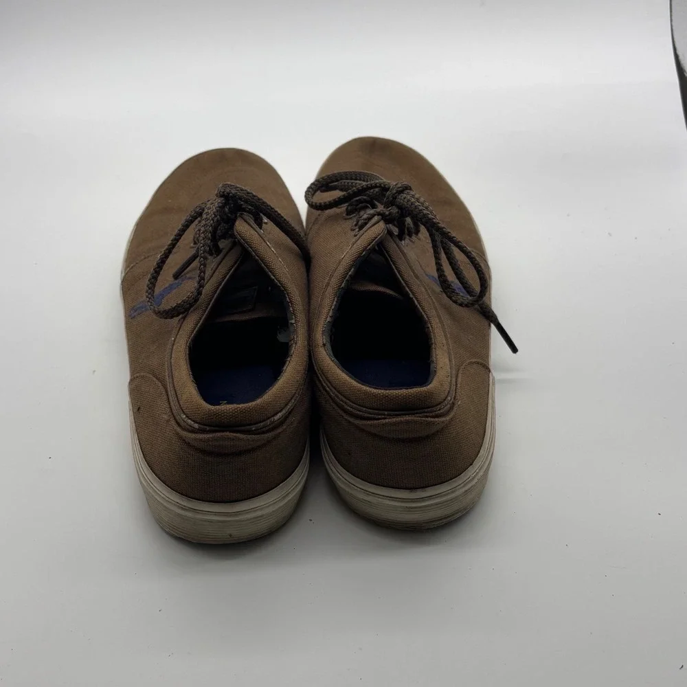Polo Ralph Lauren Faxon Low Brown Canvas Sneakers Mens 12D